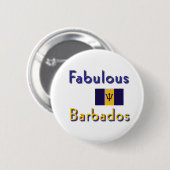 Badge Rond 5 Cm une barbade (Devant & derrière)