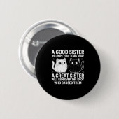 Badge Rond 5 Cm Une Bonne Soeur Va Essuyer Vos Larmes Drôle Chats  (Devant & derrière)