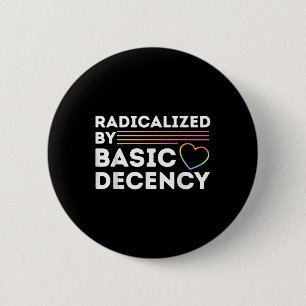 Badge Rond 5 Cm Une Démocratie Sociale Drôle Éloignée Par La Décén