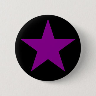 Badge Rond 5 Cm Une Étoile Violette De L'Anarchie-Féminisme