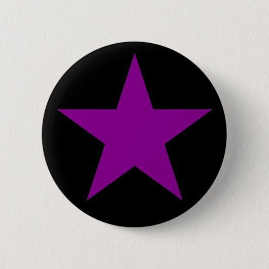 Badge Rond 5 Cm Une Étoile Violette De L'Anarchie-Féminisme (Devant)