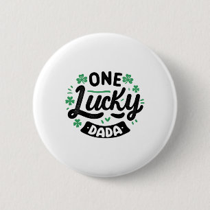 Badge Rond 5 Cm Une famille irlandaise chanceuse Dada correspondan