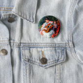 Badge Rond 5 Cm Une femme jouant à la guitare par Pierre Renoir (En situation)