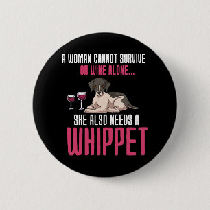 Badge Rond 5 Cm Une Femme Ne Peut Survivre Seul Au Vin