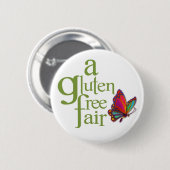 Badge Rond 5 Cm Une foire libre de gluten - bouton (Devant & derrière)