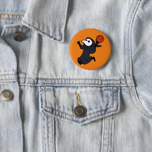 Badge Rond 5 Cm Une Halloween conviviale pour la peste ! (En situation)
