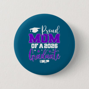 Badge Rond 5 Cm Une maman senior classe de maman fière