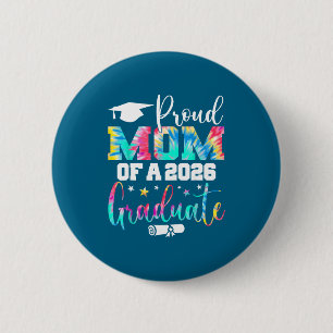 Badge Rond 5 Cm Une maman senior fière classe de maman