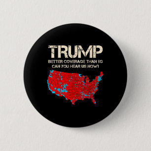 Badge Rond 5 Cm Une meilleure couverture de Trump par Trump