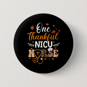 Badge Rond 5 Cm Une Merci Nicu Nurse Thanksgiving Fun Nurse F