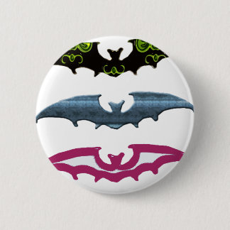Badge Rond 5 Cm Une petite chauve-souris Halloween mignonne