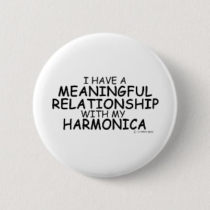 Badge Rond 5 Cm Une relation significative Harmonica