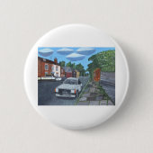 Badge Rond 5 Cm Une rue à Derby (Devant)
