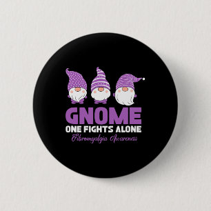Badge Rond 5 Cm Une seule lutte contre la Fibromyalgie Sensibilisa