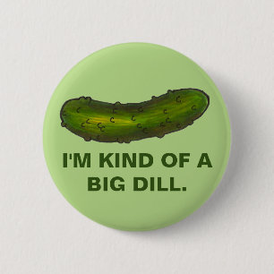 Badge Rond 5 Cm Une sorte de chiche à gros creux Sour Kosher Deli 