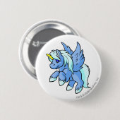 Badge Rond 5 Cm Uni bleu (Devant & derrière)