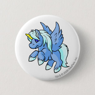 Badge Rond 5 Cm Uni bleu