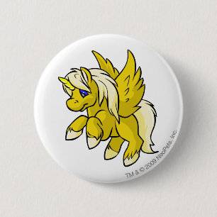 Badge Rond 5 Cm Uni jaune