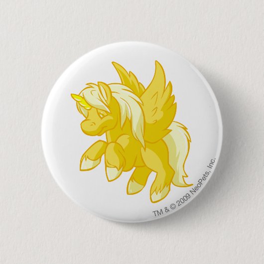 Badge Rond 5 Cm Uni or (Devant)