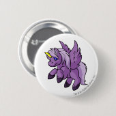 Badge Rond 5 Cm Uni pourpre (Devant & derrière)