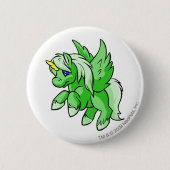 Badge Rond 5 Cm Uni vert (Devant)