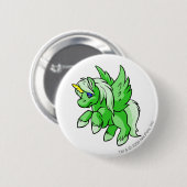 Badge Rond 5 Cm Uni vert (Devant & derrière)