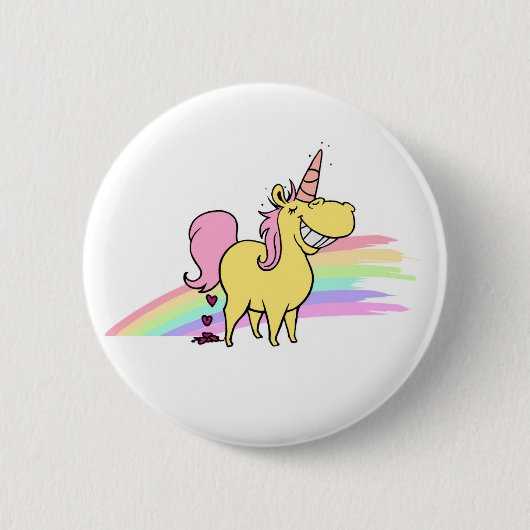 BADGE ROND 5 CM UNICORN (Devant)