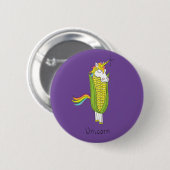 Badge Rond 5 Cm Unicorn mignon Kids Funny Pun (Devant & derrière)