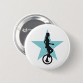 Badge Rond 5 Cm unicycle (Devant & derrière)