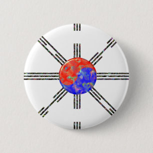 Badge Rond 5 Cm Union Corée
