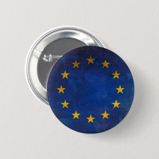 Badge Rond 5 Cm Union européenne (Devant & derrière)