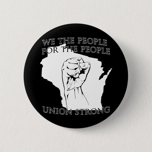 Badge Rond 5 Cm Union forte (Devant)