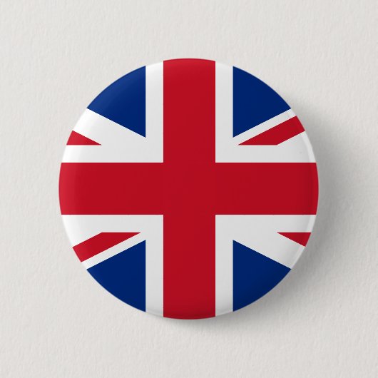 Badge Rond 5 Cm Union Jack Royaume-Uni (Devant)
