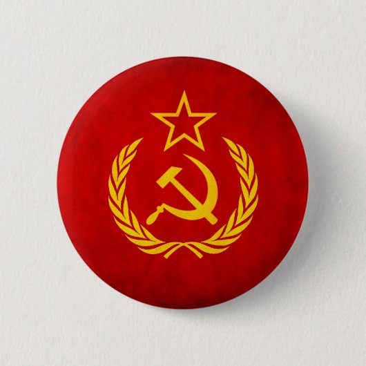Badge Rond 5 Cm Union Soviétique (Devant)