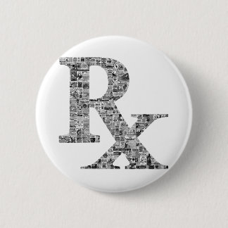 Badge Rond 5 Cm Unique Rx Pharmacy Apothecary
