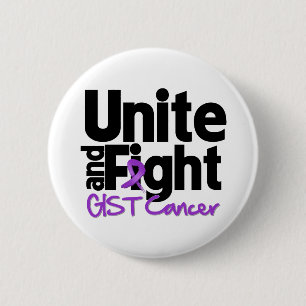 Badge Rond 5 Cm Unir et combattre le cancer du GIST