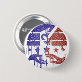 Badge Rond 5 Cm Unité dans les différences (Devant & derrière)