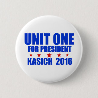 Badge Rond 5 Cm Unité une pour le Président Kasich 2016