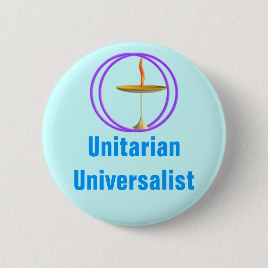 Badge Rond 5 Cm Universaliste unitarien (Devant)