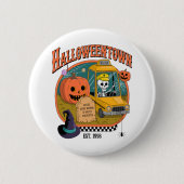 Badge Rond 5 Cm Université citrouille Halloweentown (Devant)