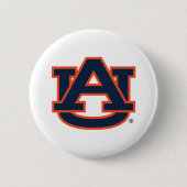Badge Rond 5 Cm Université d'Auburn | Auburn UA Logo (Devant)