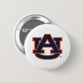 Badge Rond 5 Cm Université d'Auburn | Auburn UA Logo (Devant & derrière)