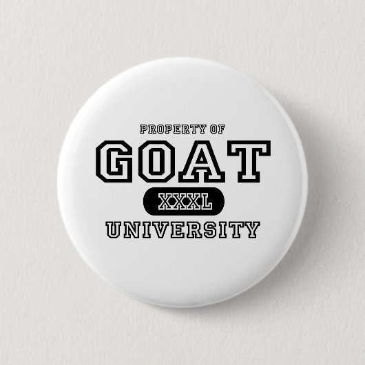 Badge Rond 5 Cm Université de chèvre (Devant)