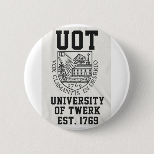 Badge Rond 5 Cm Université de Twerk (Devant)