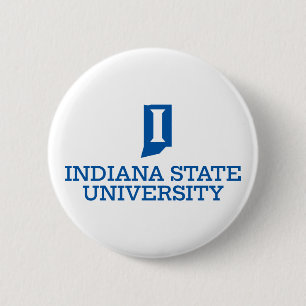 Badge Rond 5 Cm Université d'État de l'Indiana