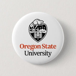 Badge Rond 5 Cm Université d'État de l'Oregon