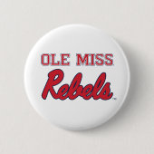 Badge Rond 5 Cm Université du Mississippi | Ole Miss Rebels (Devant)