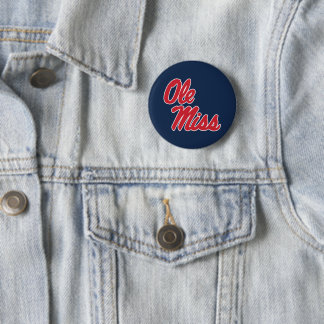 Badge Rond 5 Cm Université du Mississippi | Ole Miss Script