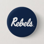 Badge Rond 5 Cm Université du Mississippi | Rebels Script 2 (Devant)