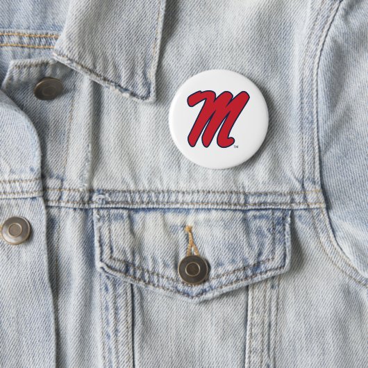 Badge Rond 5 Cm Université du Mississippi | Script M 3 (En situation)